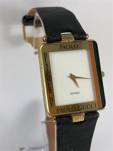 paolo gucci watch gold|gucci swiss made watch price.